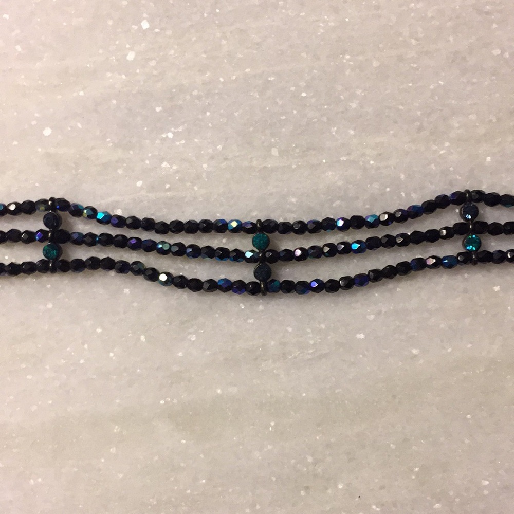📟Black Beaded Choker